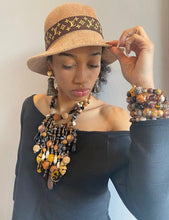 Load image into Gallery viewer, Ambiance by Bernadette Necklace Tribal Design Beaded Necklace