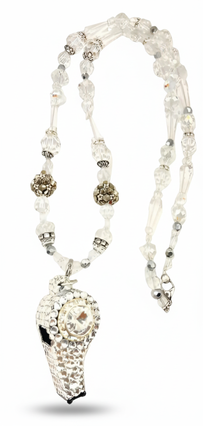 Austrian Crystal Whistle Necklace
