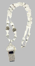 Load image into Gallery viewer, Ambiance by Bernadette Necklace Austrian Crystal Whistle Necklace
