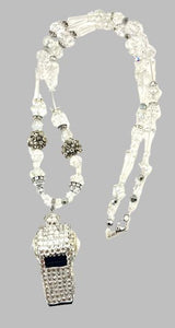 Ambiance by Bernadette Necklace Austrian Crystal Whistle Necklace