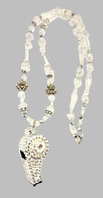 Ambiance by Bernadette Necklace Austrian Crystal Whistle Necklace