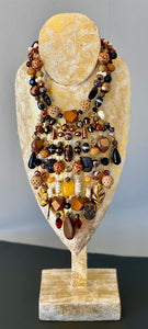 Tribal Design Beaded Necklace
