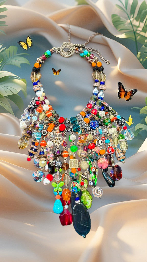 Multi-beaded Necklace