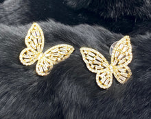Load image into Gallery viewer, BUTTERFLY CZ STUDS
