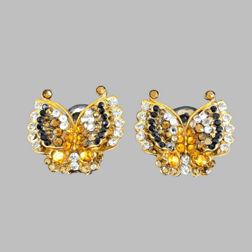 Ambiance by Bernadette Earrings Crystal Butterfly Earrings