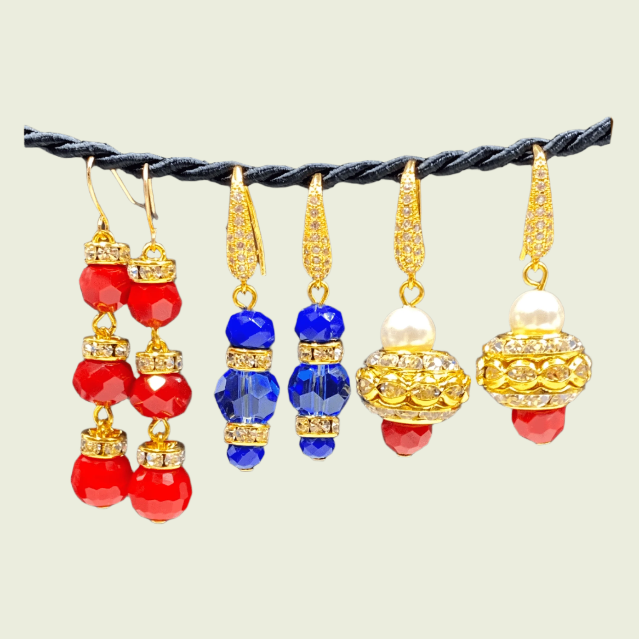 Ambiance by Bernadette Earrings Rondells & Pearls