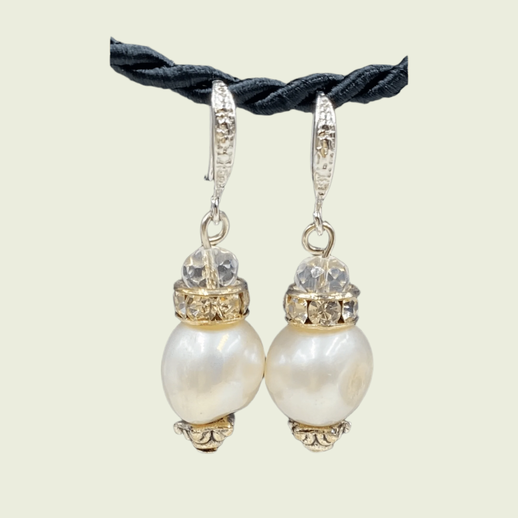 Ambiance by Bernadette Earrings Tear Drop Pearls
