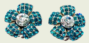 Ambiance by Bernadette Earrings VAN CLEEF LIKE ZIRCONIA CRYSTAL EARRINGS- CLIP ON’S